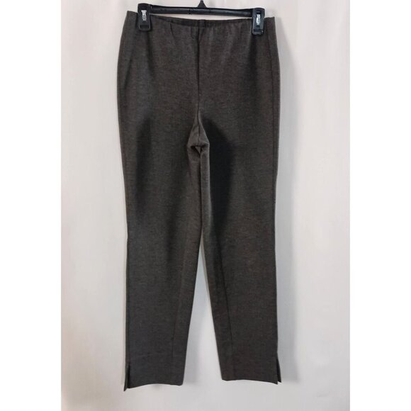 J. Jill Ponte Slim Leg Pants Gray Women’s Size S Stretch Comfort Trousers - Picture 1 of 8